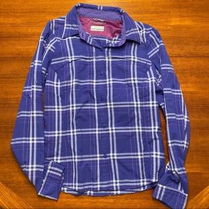 Women’s Columbia omni-shade buttonup wicking shirt